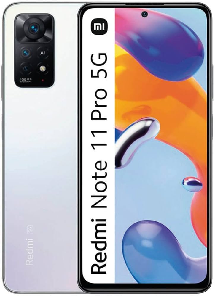 Xiaomi Redmi Note 11 Pro 5G (8GB + 128GB) - Polar White (AMOLED