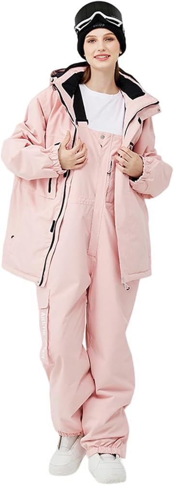 L1 スノボウェア✨️ダスティ ピンク スノーボード スキー ウェア 楽天