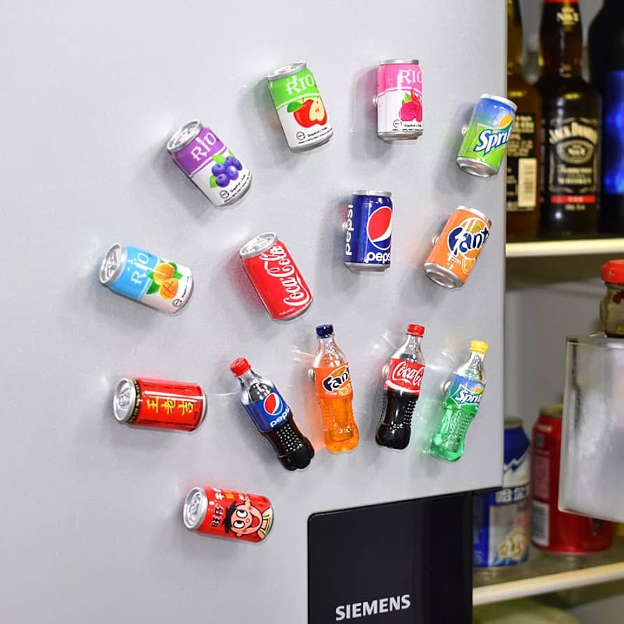 Amazon.co.jp: コカコーラ スプライト 冷蔵庫マグネット 4枚セット 3D
