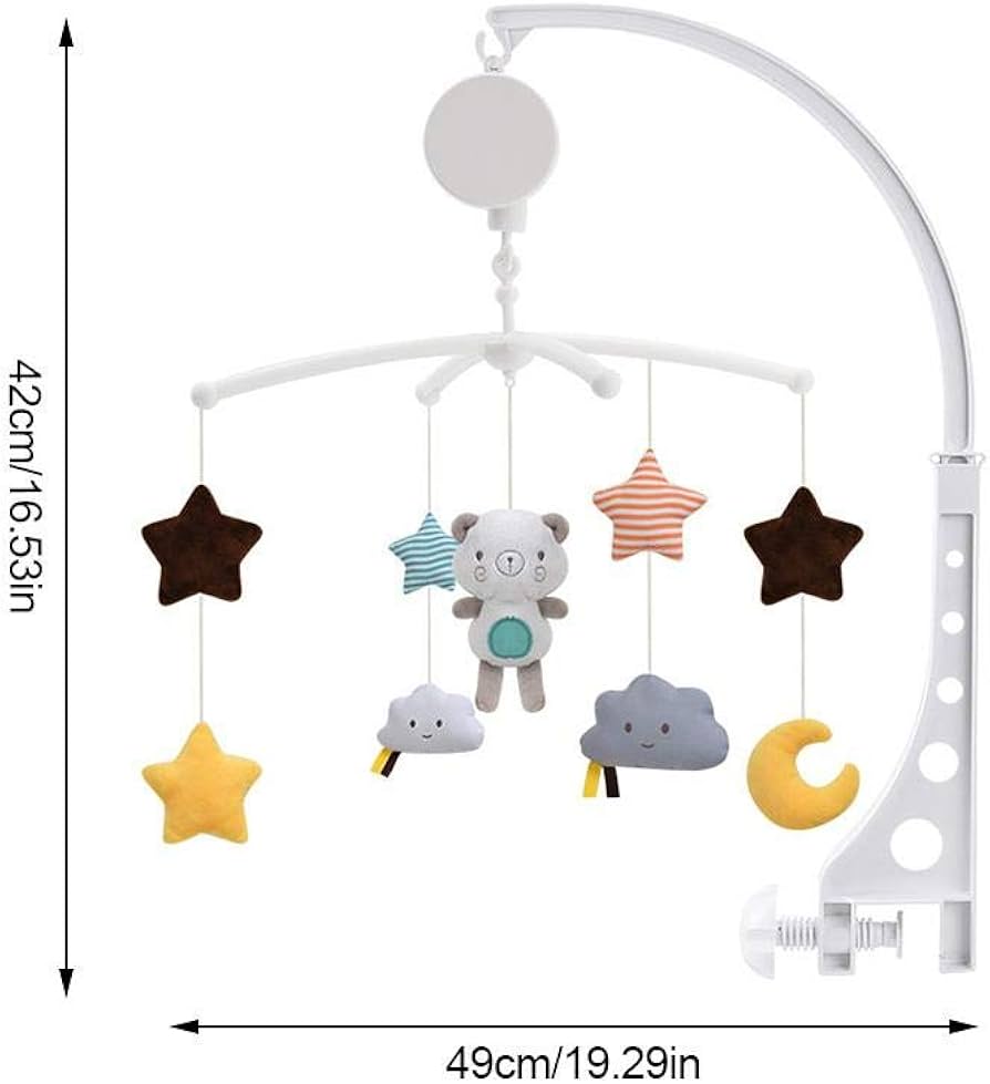 Amazon | ベッドメリー ベビーベッドおもちゃ 赤ちゃん オルゴール