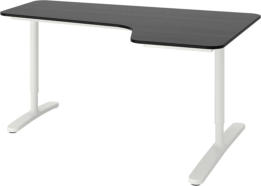 Amazon.co.jp: IKEA BEKANTコーナーデスク右、160x110cm、ブラック