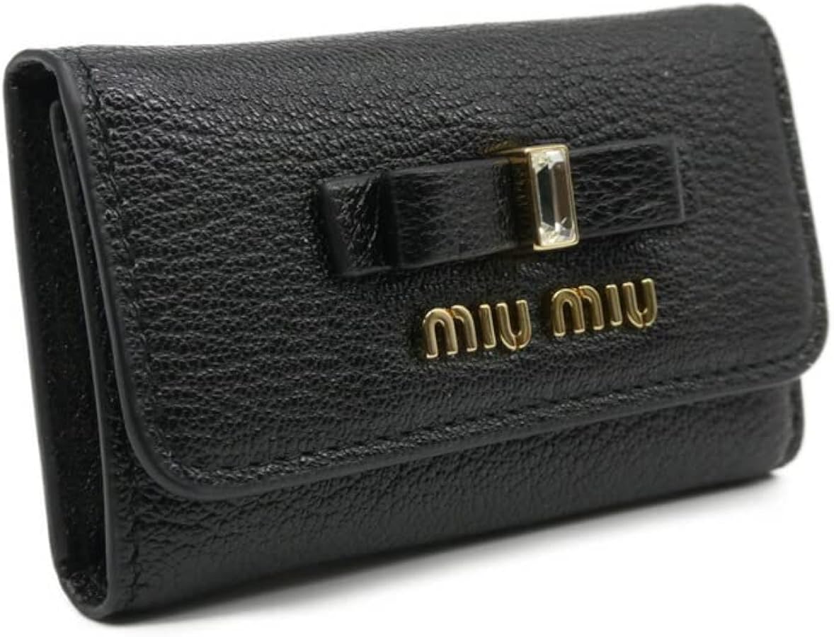 Amazon | MIUMIU マドラスレザー キーケース MIUMIU 5PG222_2D7A_F0002