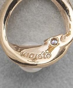 Amazon | (エテ) ete K10YG パール/ダイヤモンド ピアス 771339 FREE