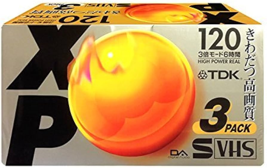 Amazon | TDK 録画用 S-VHSビデオカセットテープ 120分 3巻 ST