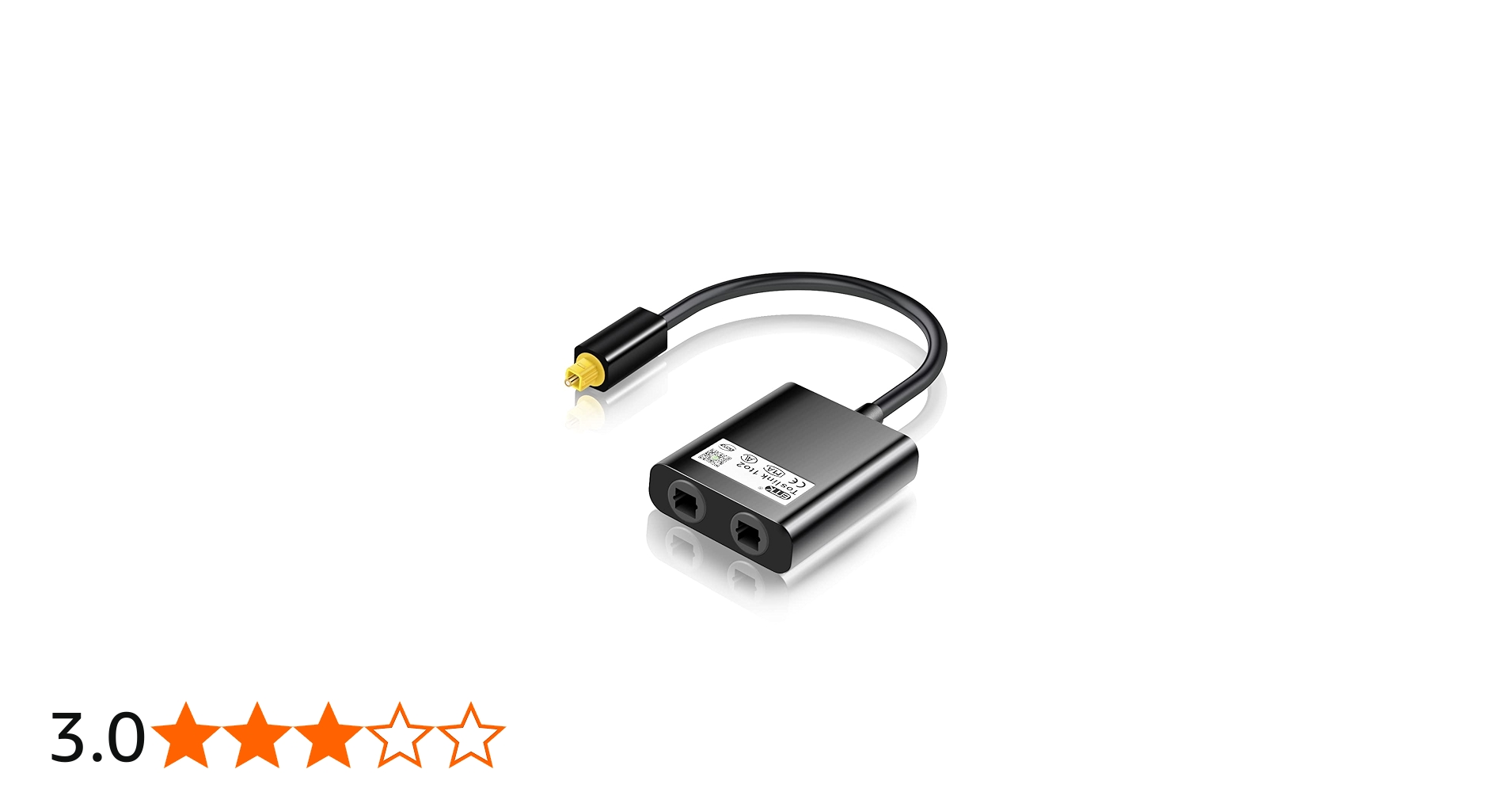Amazon.co.jp: EMK 光デジタル 分配器-1入力-2出力 OPTICAL S/PDIF 光
