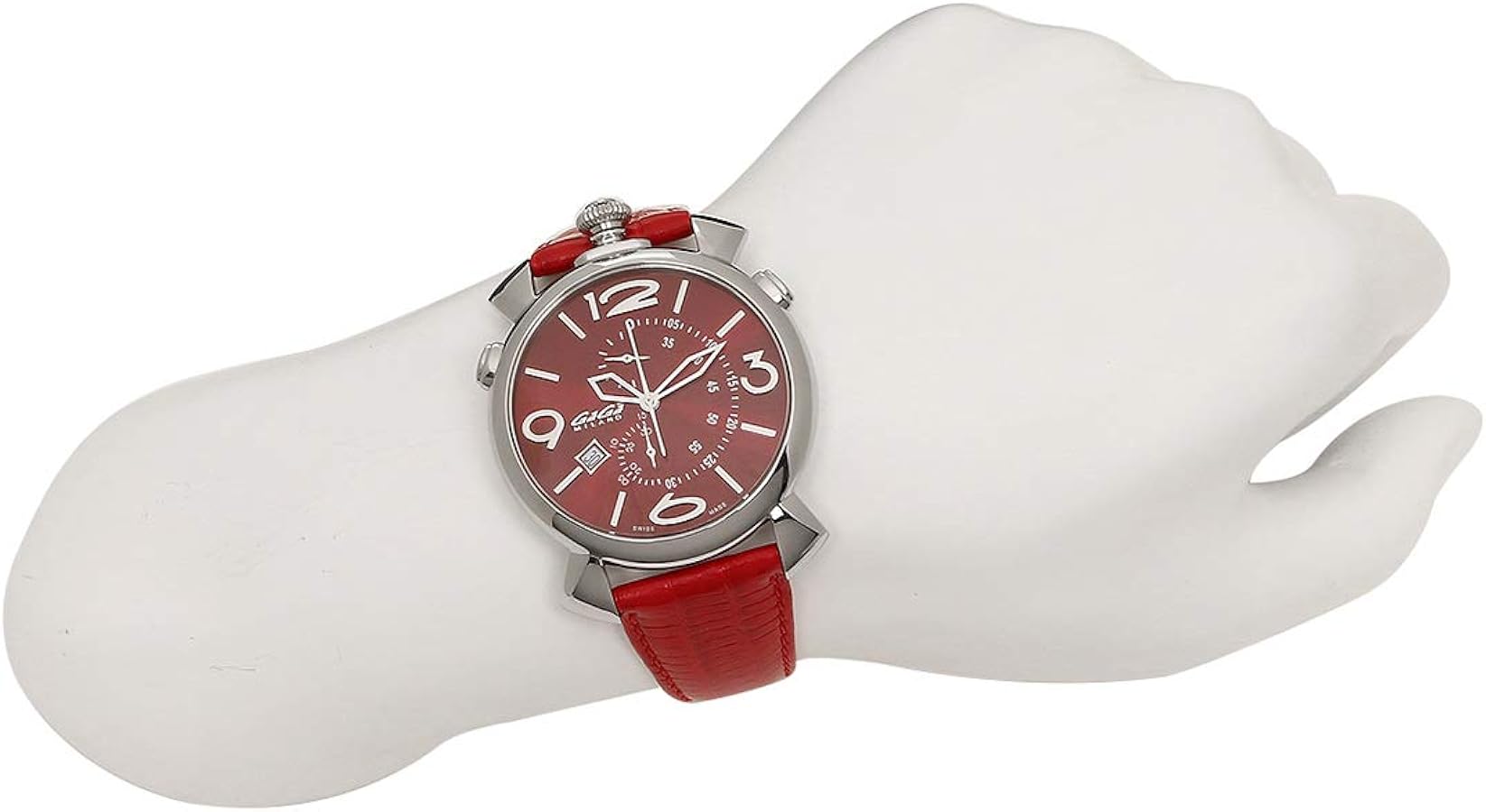 Amazon.co.jp: [ガガミラノ]腕時計 メンズ GAGA MILANO 5097.04RD-NEW