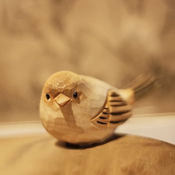 Amazon.co.jp: 鳥の彫刻 ホームインテリア レトロ 鳥の雑貨 木彫り 鳥