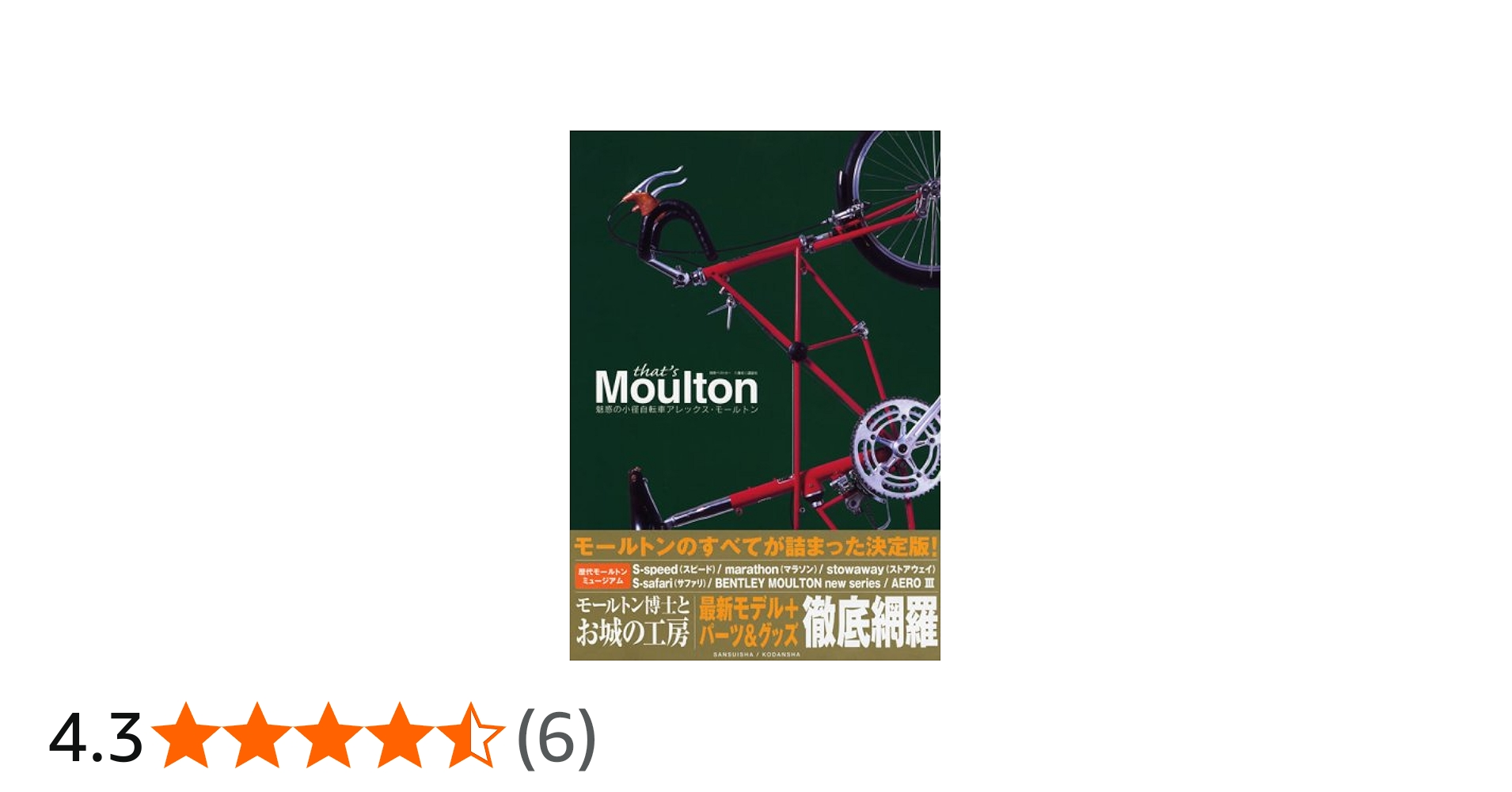 that's Moulton 魅惑の小径自転車アレックス・モールトン Amazon.co.jp