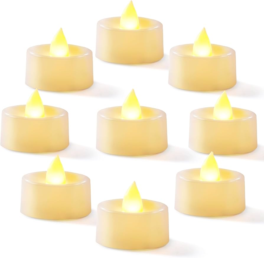 Amazon.com: Homemory 100-Pack Flameless LED Tea Lights Candles