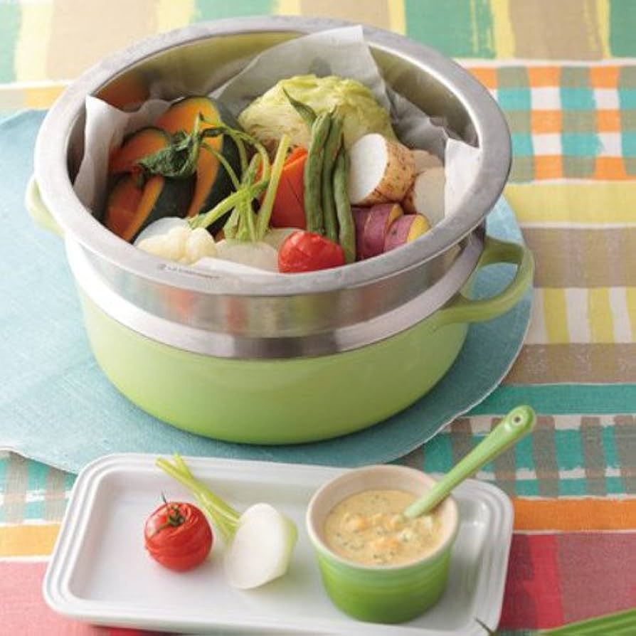 Amazon｜ル・クルーゼ(Le Creuset) 鋳物ホーロー鍋専用スチーマー