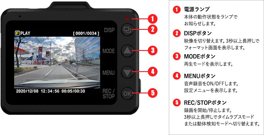Amazon.co.jp: ユピテル ドライブレコーダー SN-TW9900d 前後 2カメラ