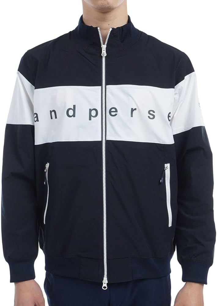 Amazon | [アンパスィ] ブルゾン メンズ ゴルフウェア amf1104g3 L