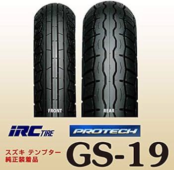 Amazon.co.jp: IRC アイアールシー GS-19 タイヤ前後セット フロント
