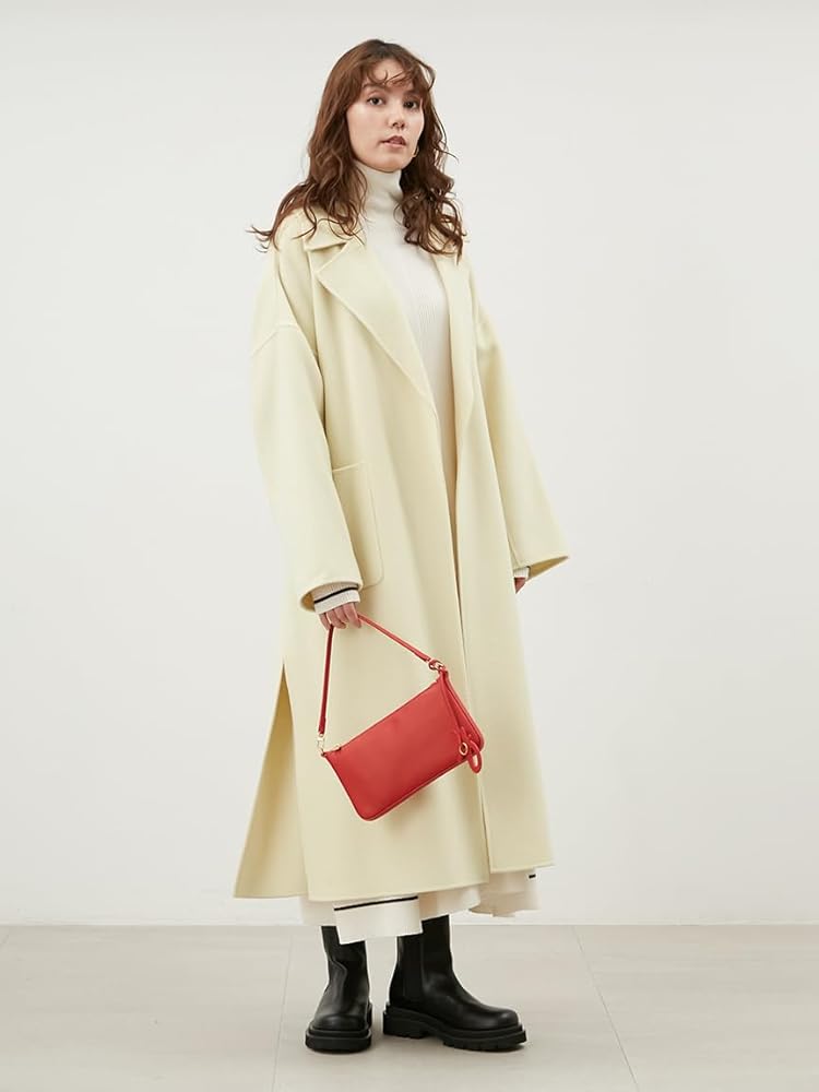 Amazon.co.jp: [ミラオーウェン] ウールロングコート 09WFC245304