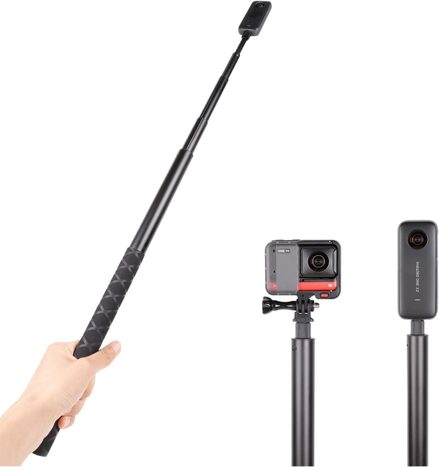Amazon | 3m自撮り棒 超長い 見えない自撮り棒 長さ調節可能 Insta360