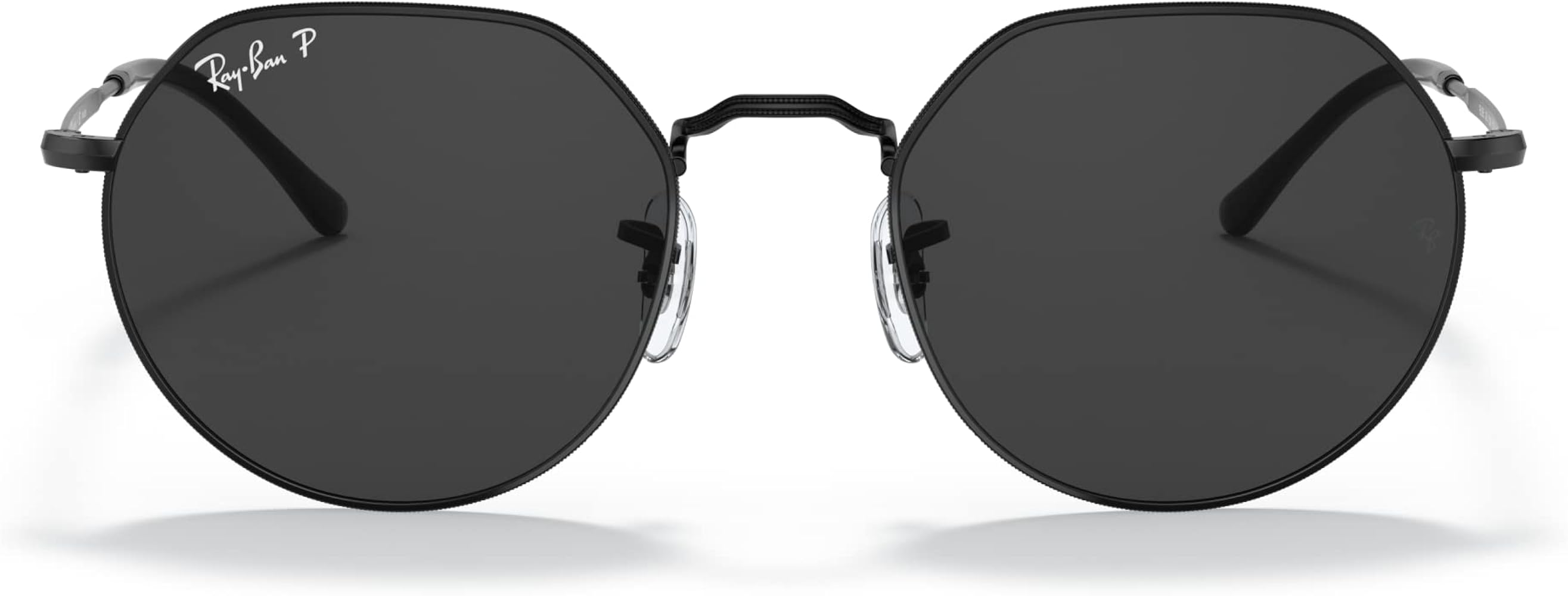 Amazon.com: Ray-Ban Jack RB3565 002/48 51MM Black/Crystal Lens