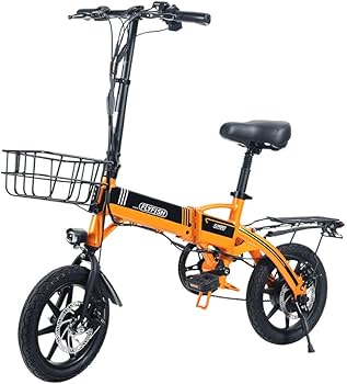Amazon | 折りたたみ自転車 超軽量 コンパクト 14インチ 型式認定 電動