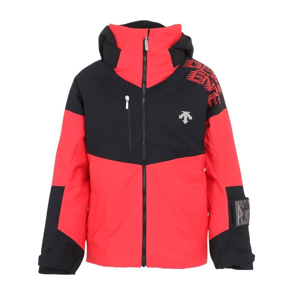 DESCENTE スキーウェア 黒と赤 上下セット Mサイズ DESCENTE スキー