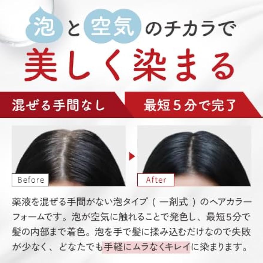 Amazon | ヘアミカ ヘアカラー フォーム (ダークブラウン, 1本) | DR