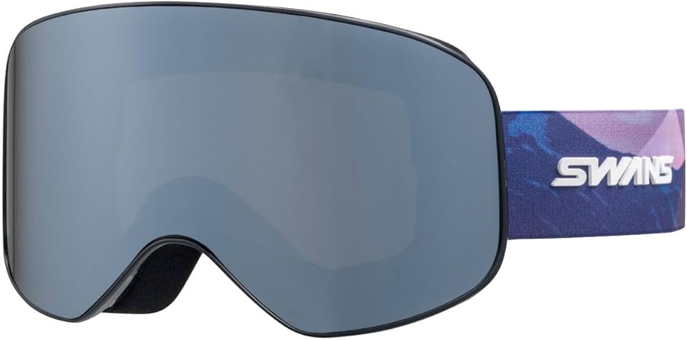 Amazon | [スワンズ] スノーゴーグル 190-MDH P1 BK/PR シルバーミラー