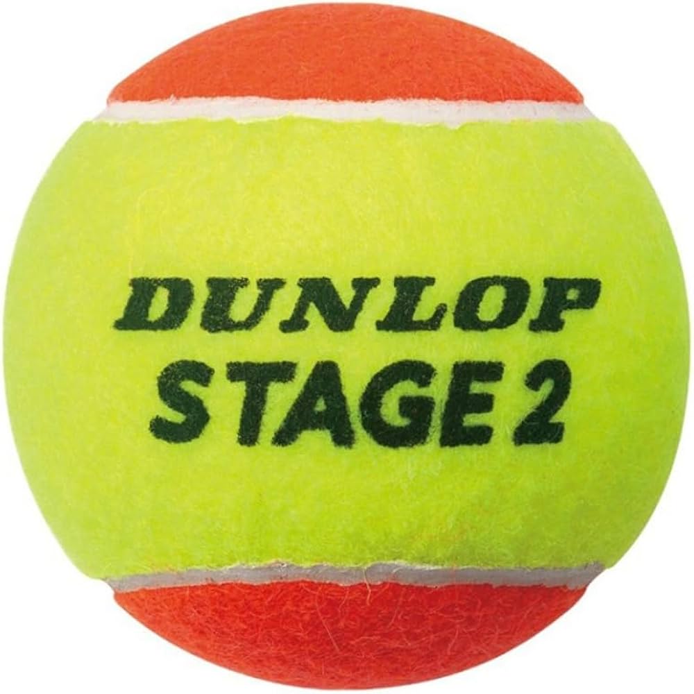 Amazon | DUNLOP(ダンロップ) テニスボール キッズ/ジュニア用 STAGE 2