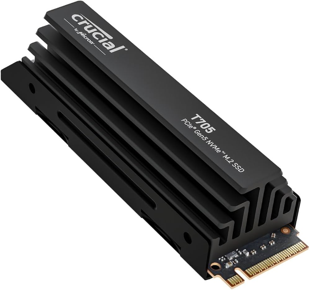 Amazon | Crucial T705 PCIe Gen5 NVMe 2TB SSD ヒートシンク付き 最大