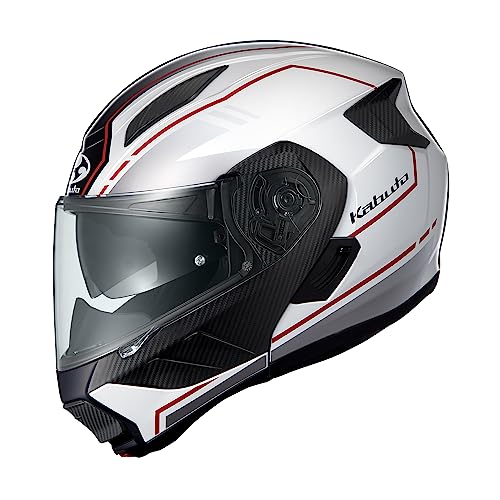 OGK KABUTO OGK KABUTO RYUKI BEAM ホワイトレッド XL (バイク用