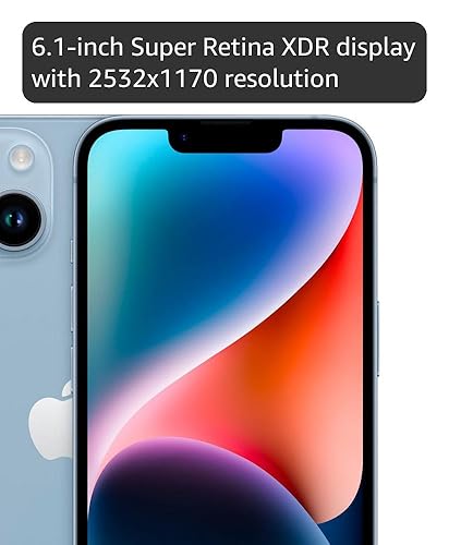 Amazon.com: Apple iPhone 14, 256GB, Blue - Unlocked (Renewed