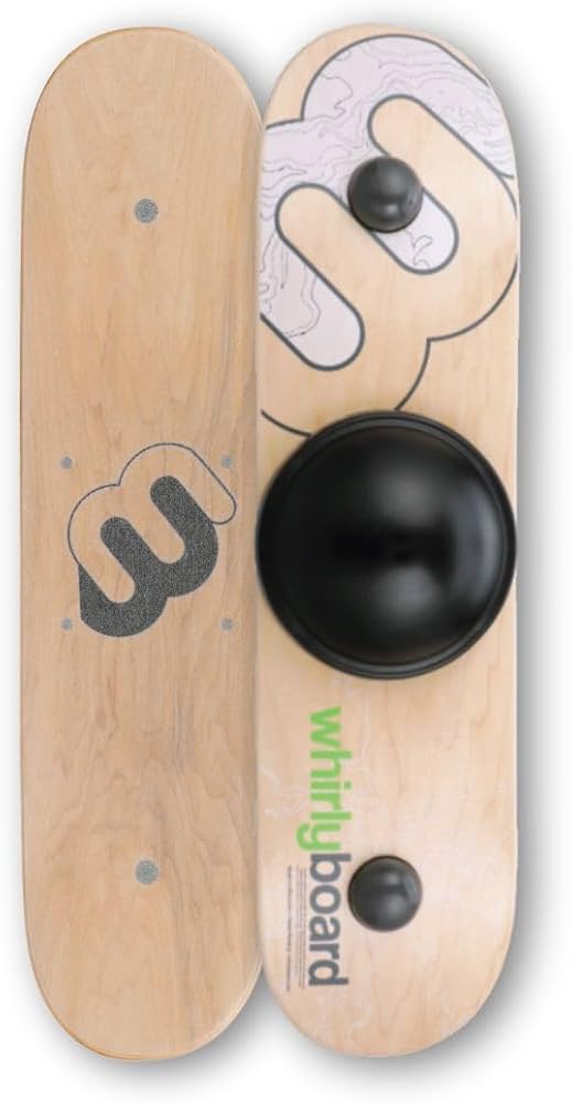 Amazon | 【360度回転する】Whirly Board バランスボード 木製 体幹