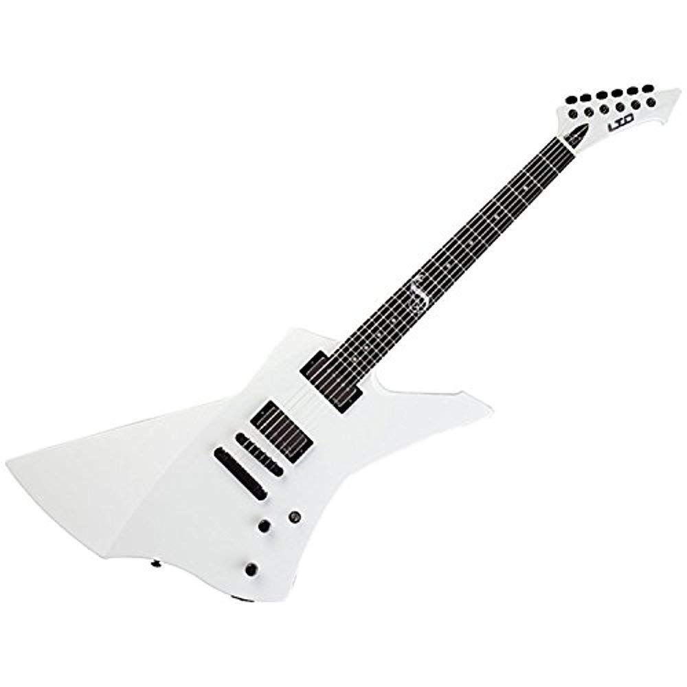 Amazon.com: ESP LTD James Hetfield Signature Snakebyte - Snow