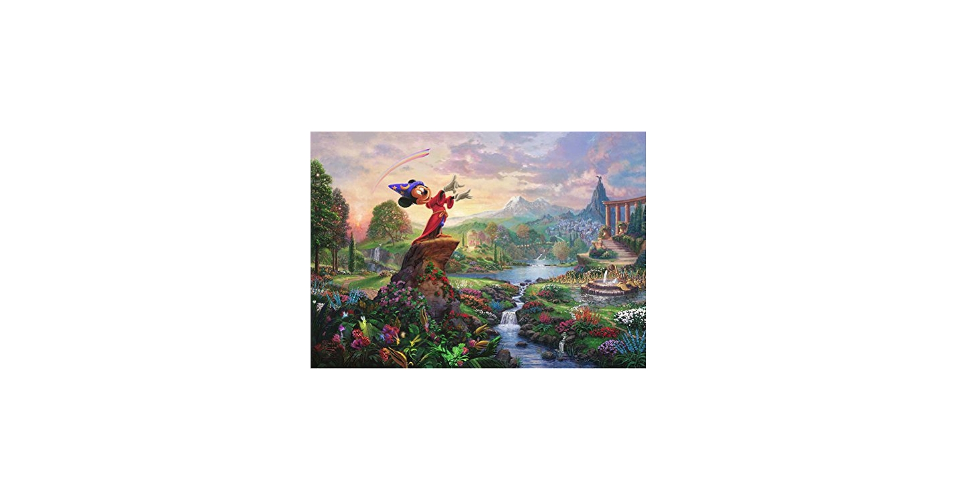Amazon.co.jp: 西洋絵画 ディズニー ミッキーマウス ファンタジア