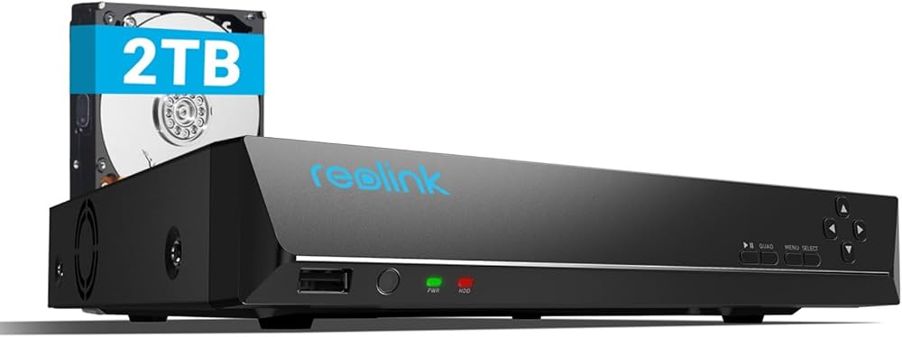 REOLINK 4K 8CH Network Video Recorder for Home Security Camera