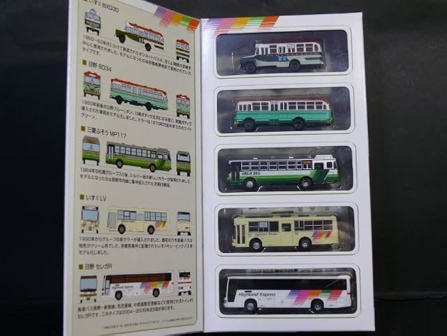 Amazon | 【バスコレクション】川中島バス5台セット（即決）アルピコ