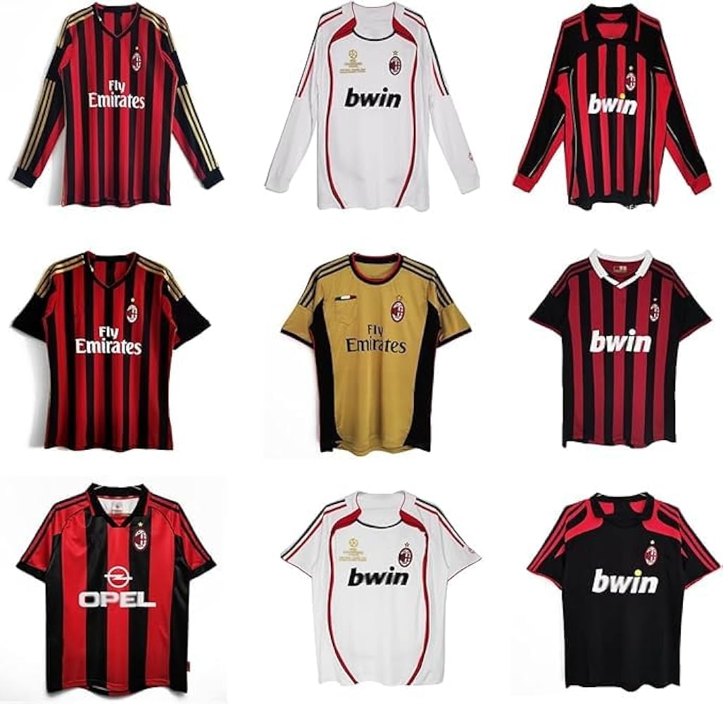 Amazon.co.jp: [Farstyle] 復古版 ACミランサッカークラブ