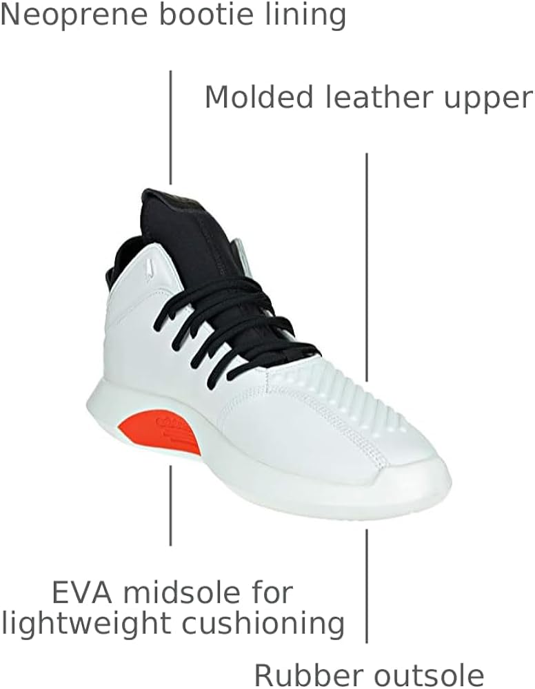 Amazon.com | adidas Men's Crazy 1 ADV Mid Shoes FTWWHT,CBLACK