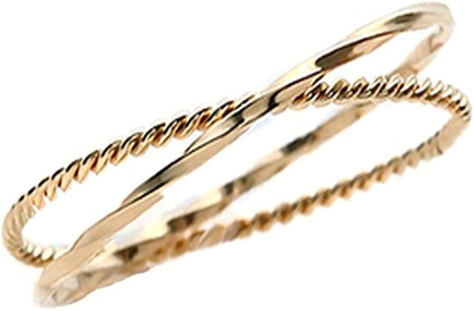 Amazon | [AM1616] K18 大きいサイズ指輪 13号 リング 保証k18刻印あり