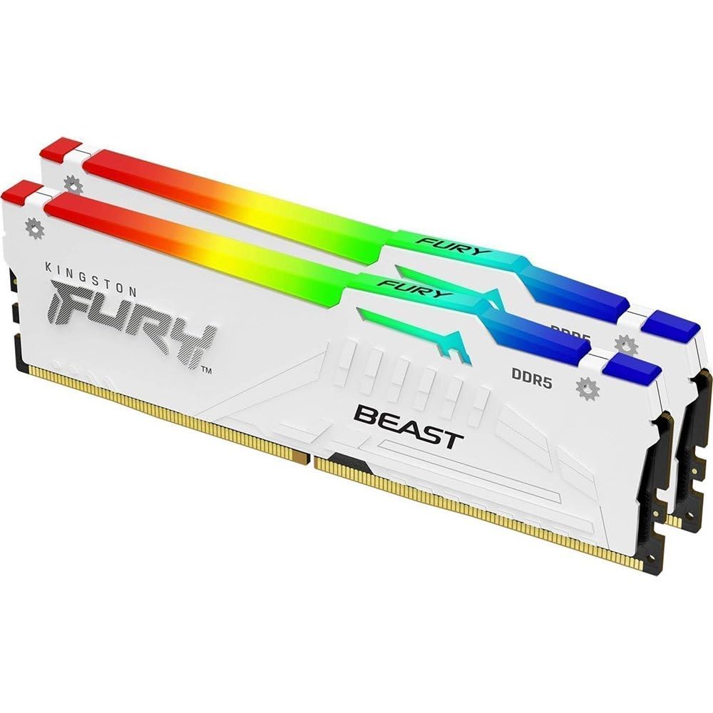 Amazon.com: Kingston FURY Beast White RGB 64GB (2x32GB) 6000MT/s