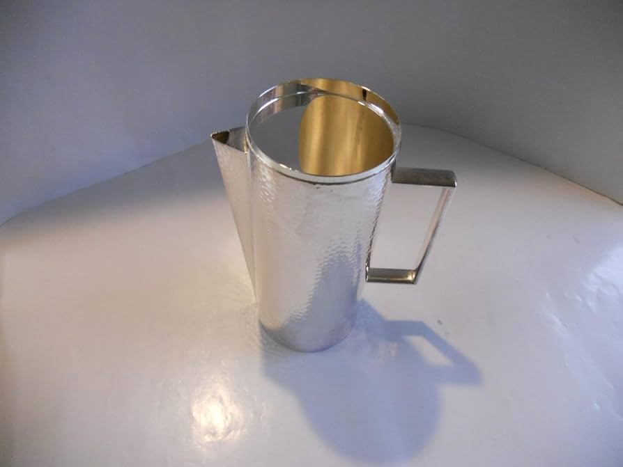 Amazon | 銀座 和光 銀製 水差し レア 銀製品 槌目打ち出し シルバー