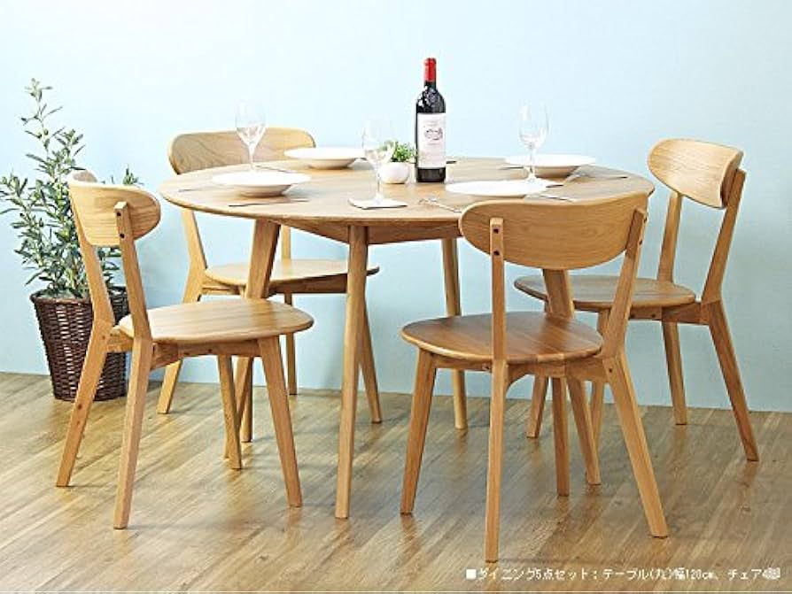Amazon｜大川 ダイニングチェア 2脚セット 完成品 木製 オーク 北欧