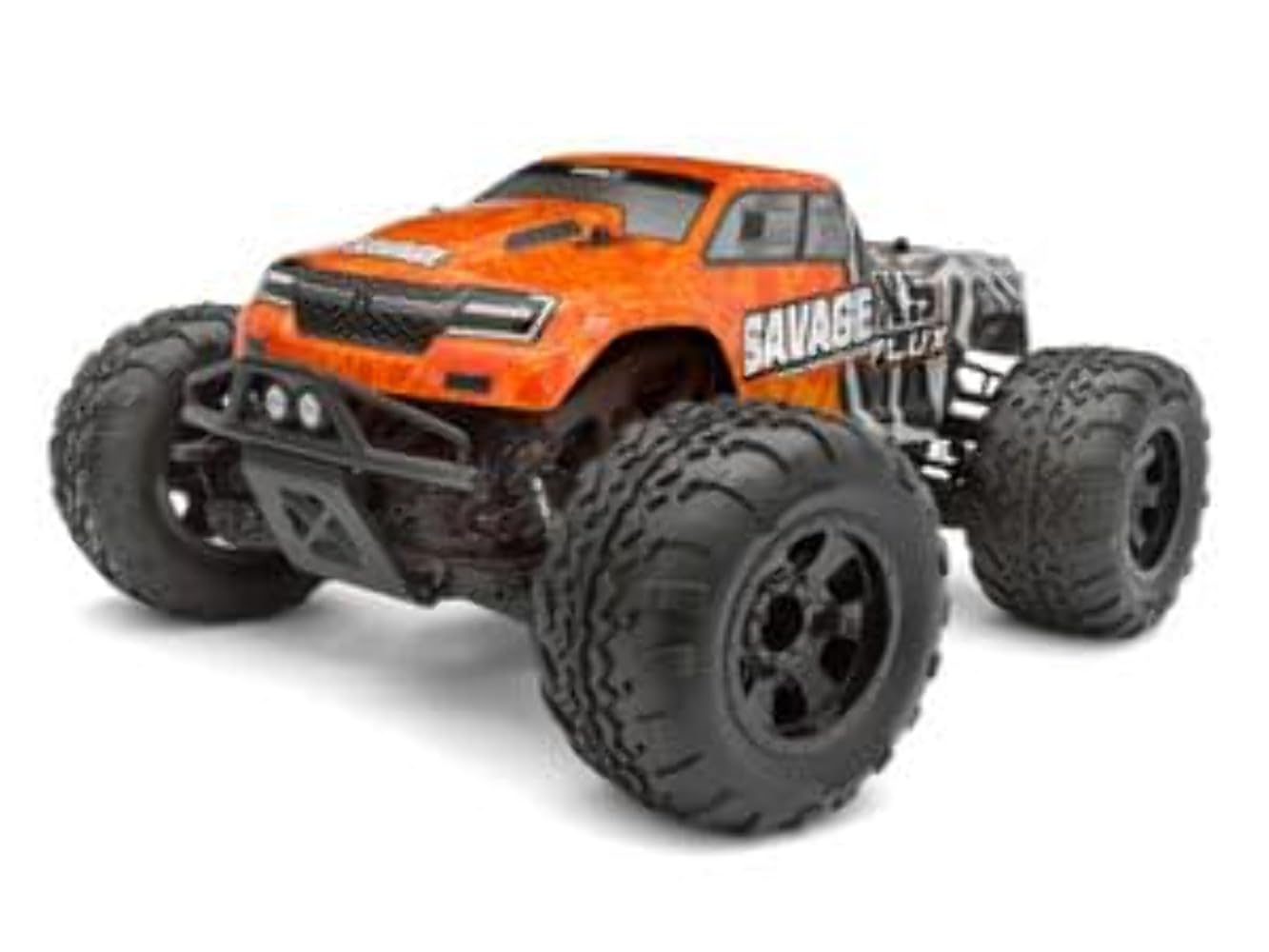 HPI サベージ オレンジ トラックボディ 炎のグラフィック HPI サベージ