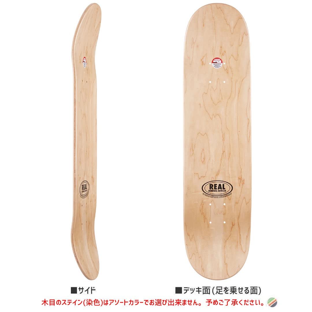 Amazon | リアル REAL キッズ スケボー デッキ CLASSIC OVAL TRUE MID