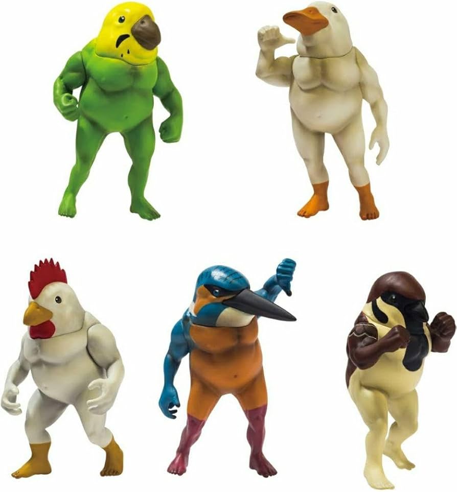 Amazon.co.jp: ガチムチ鳥1 全5種フルセット メディコム トイ : おもちゃ