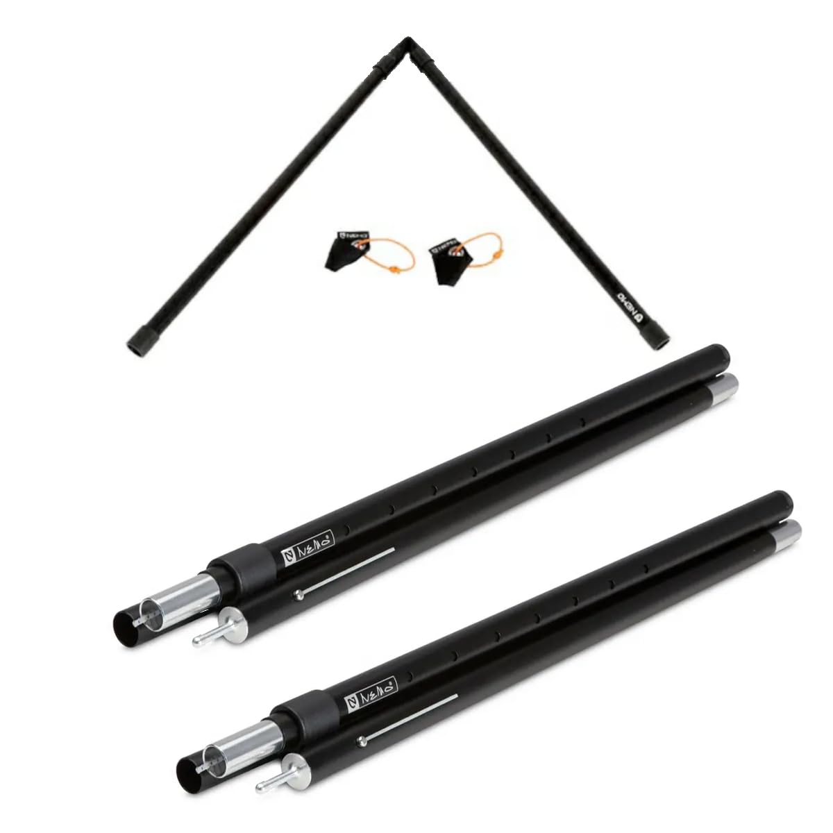 Amazon | NEMO(ニーモ) Adjustable Tarp Pole L (203-251 cm) Set (2