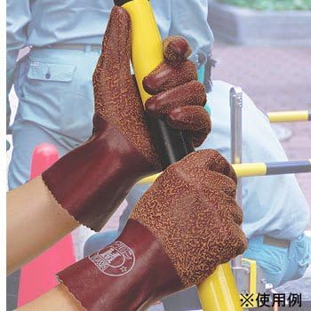 Amazon.co.jp: TOWA トワロン 天然ゴム手袋 ブラウン No.151 LL 5双入