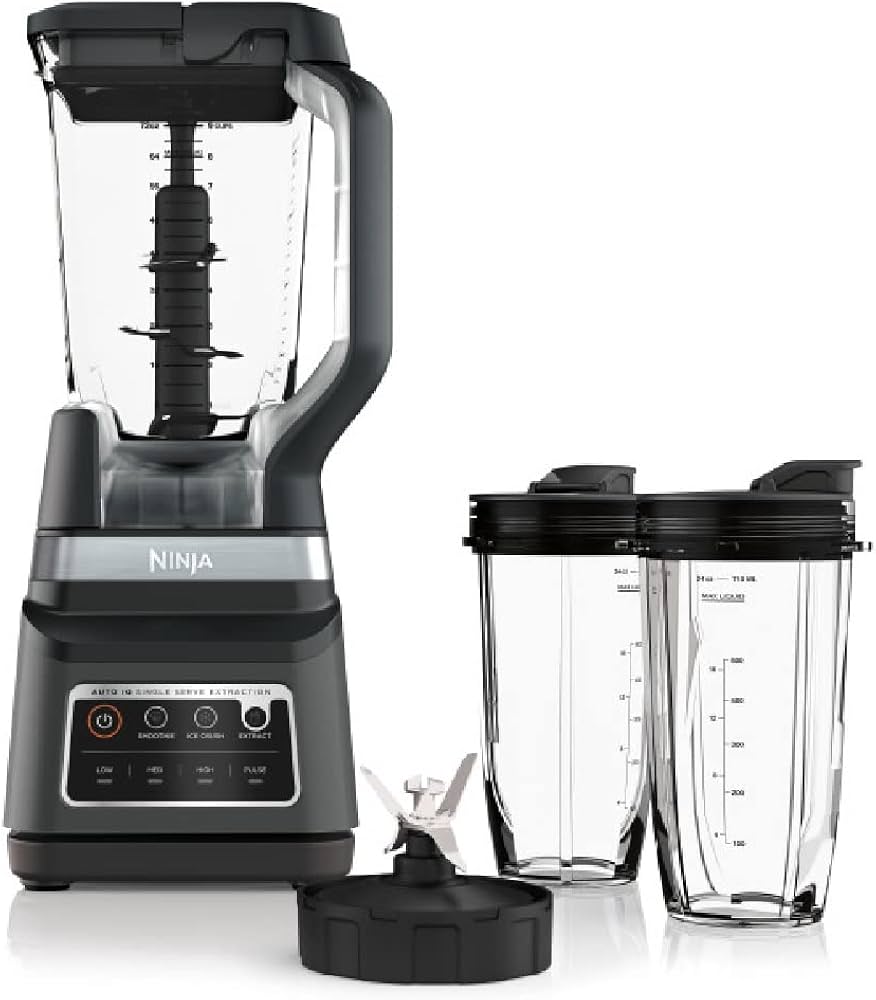 Amazon.com: Ninja DB751A Pro Plus DUO Blender, 1400W, Auto-IQ, 3
