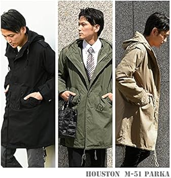 Amazon.co.jp: [ヒューストン] M-51パーカ モッズコート 青島モデル