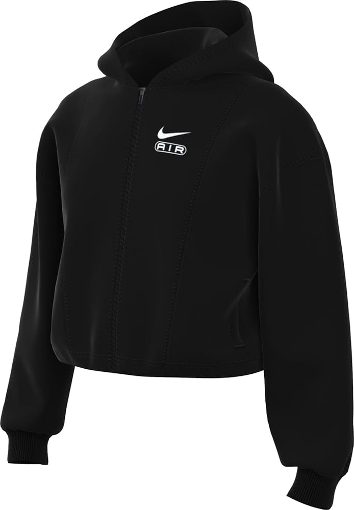 Amazon.com: Nike Air Girls' French Terry Full-Zip Hoodie (FN8615