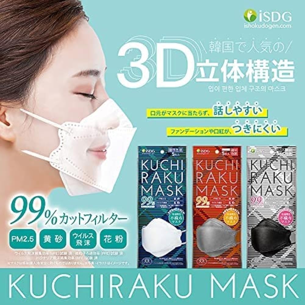 Amazon.co.jp: [医食同源ドットコム] iSDG KUCHIRAKU MASK