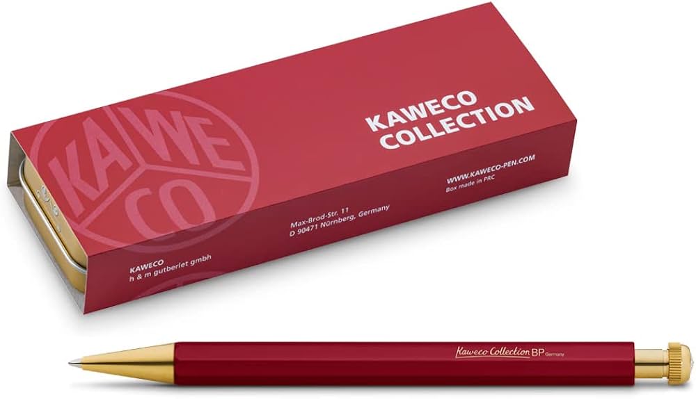 Amazon | KAWECO 復刻 限定 ボールペン 0.5mm【スペシャルレッド】2021