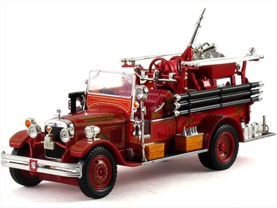Amazon | ミニカー 1/32 アメリカ消防車 1931 Seagrave '31 1930年代に